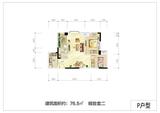 月映长滩栖湖 2室2厅1卫 76.50平米