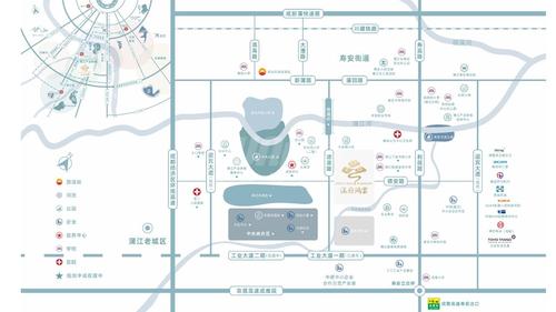 溪府鸿雲小区1期区位图