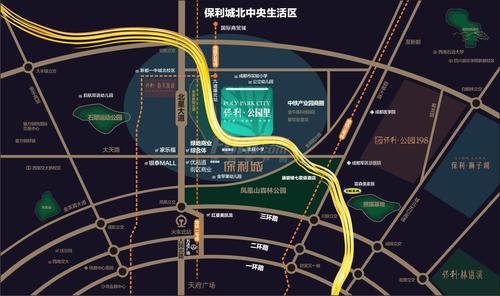 保利公园里区位图