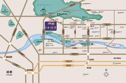 金语湾1期区位图