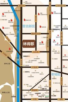 林肯郡区位图