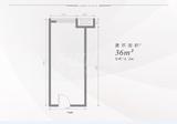 保利和光逸境名邸1期  36.63平米