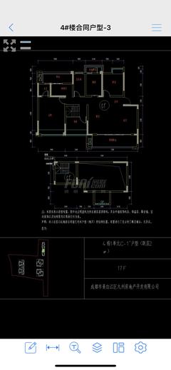 金色阳光名邸1期5室2厅3卫156.45平户型