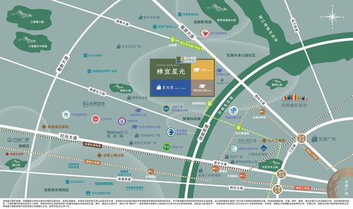 樟宜星光小区1期区位图