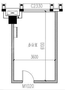 五八西部中心1期36.97平户型