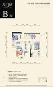 龙门镇2室2厅2卫89.00平户型