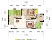 尚城逸品3室2厅1卫80.94平户型