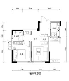 合能橙中心珍宝橙一期45.50平户型
