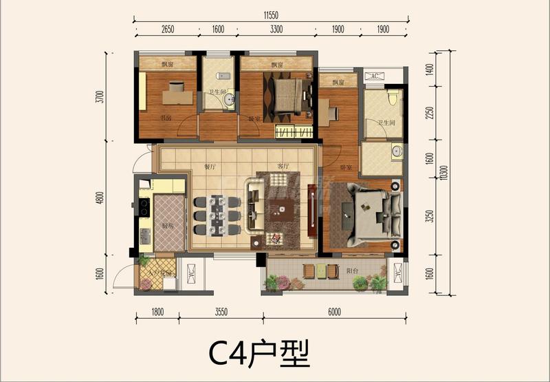 C4户型