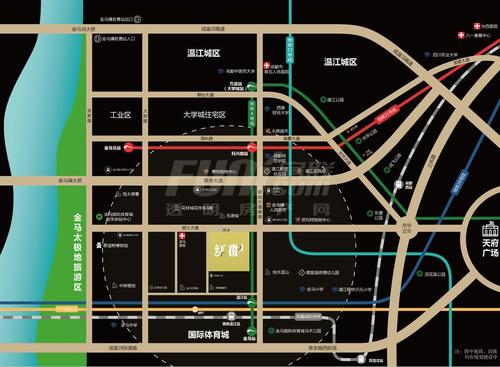 嘉源红郡1期区位图