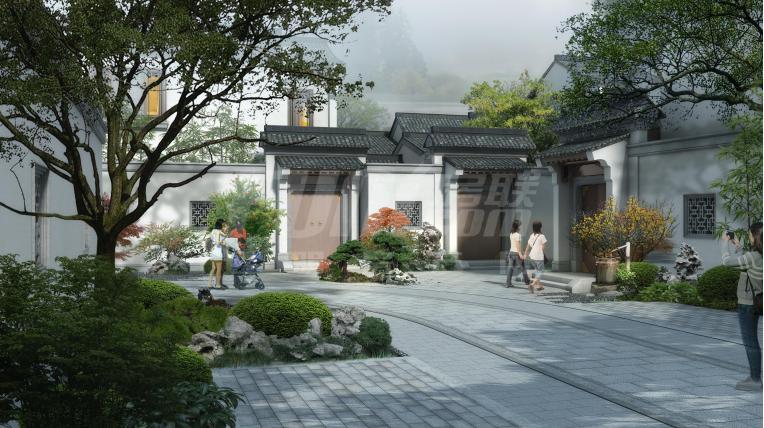 园林、景观、建筑、院子、田园