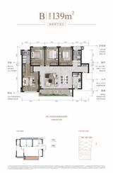 龙湖琅悦名邸1期 4室2厅2卫 139.00平米