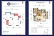 天来汇景1期3室2厅2卫96.43平户型
