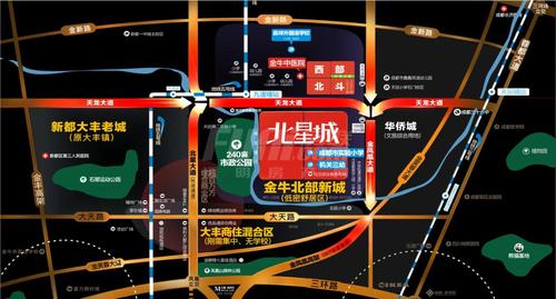 北星城1期区位图