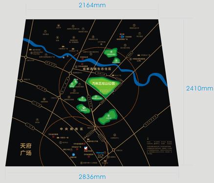 万科五龙山区位图