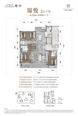 中粮天悦壹号华庭1期 4室2厅3卫 220.00平米