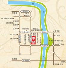 银河春天三期区位图