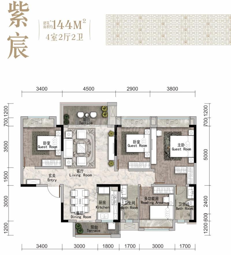 144户型