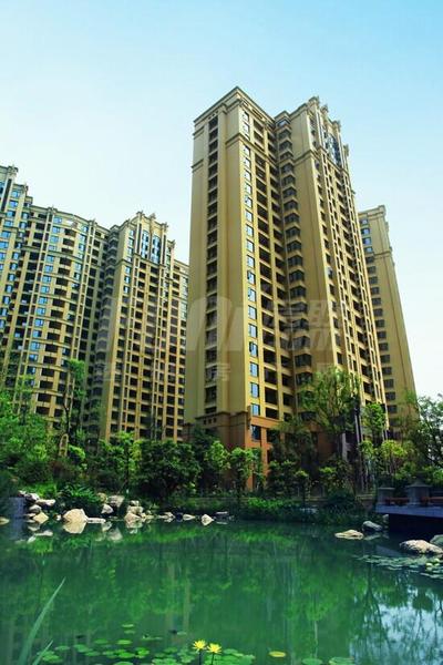 小区建筑园林实景