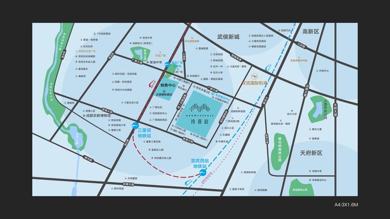 玲珑庭区位图
