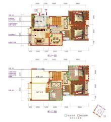 蓉树园5室2厅2卫103.00平户型
