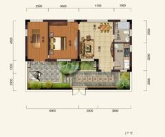 安仁新公馆聚落68.52平户型