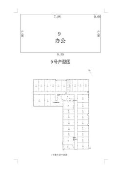 京蓉时代杉众广场1期51.30平户型
