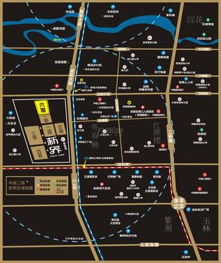 新界花树居区位图