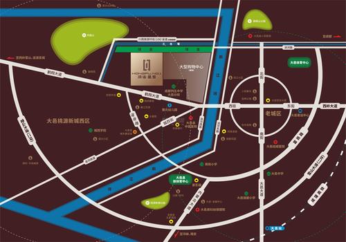 鸿涪·邑号1期区位图