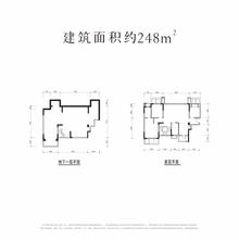 爱情玺樾万璟小区1期3室2厅2卫248.00平户型