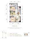 棠湖泊悦城74.15平户型