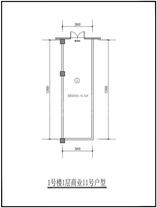 1#号楼1层商业11号户型