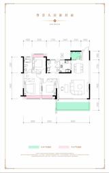 藏建元幸福里1期 3室2厅2卫 143.30平米