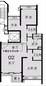 i-都会S 3室2厅2卫 89.38平米