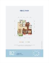 中港CCPARK 3室2厅2卫 101.00平米