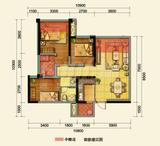 中铁二局玛塞城 3室2厅2卫 88.94平米