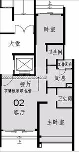 i-都会S 2室2厅1卫 83.32平米