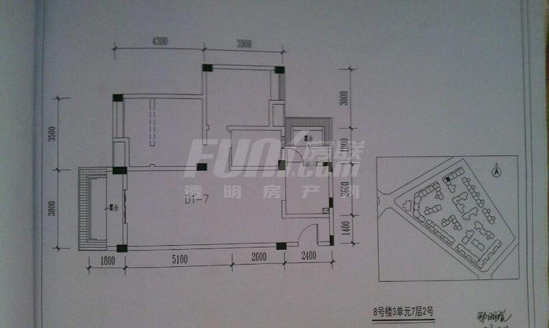 78平米跃层户型图
