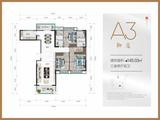 中铁御花府1期 3室2厅2卫 145.00平米
