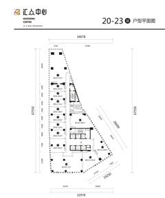 汇众中心1397.75平户型