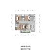深业泰富广场1期3室2厅2卫97.00平户型