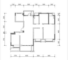 电建地产洺悦玺小区3室2厅2卫129.39平户型