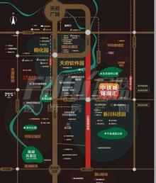 中铁城锦南汇区位图