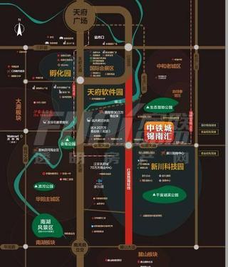 中铁城锦南汇区位图