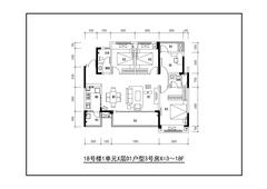 鑫耀美泉悦府2期4室2厅2卫131.18平户型