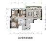 金隅·上城郡1期3室2厅2卫135.00平户型