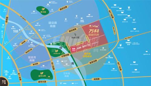万科金色乐府区位图