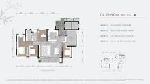 建发璞云小区1期4室2厅2卫139.00平户型