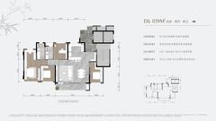 建发璞云小区1期4室2厅2卫139.00平户型