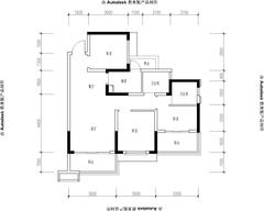 和悦澜庭3室2厅2卫90.00平户型